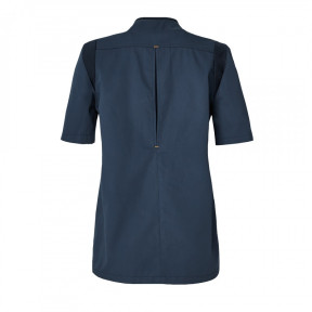 Kurzarm-Jacke Chill Damen marineblau gewaschen - Molinel