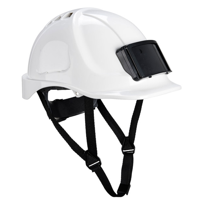 Casque endurance avec porte-badge blanc - Portwest