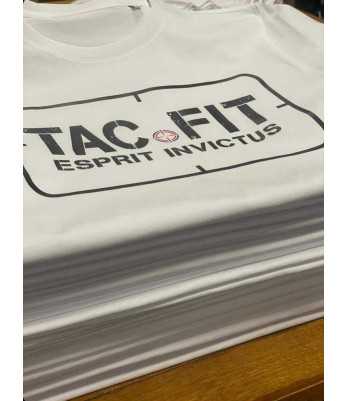 Tee-shirt Tac Fit Esprit Invictus Blanc - Tactical Fit