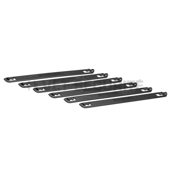 Snelheidsclips 9 inch 6stuks zwart - blackhawk