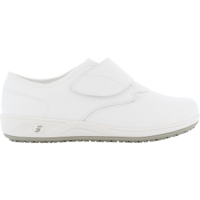 Chaussuress de travail ELIANE Blanche ESD SRC avec bande velcro réglable - SAFETY JOGGER INDUSTRIAL