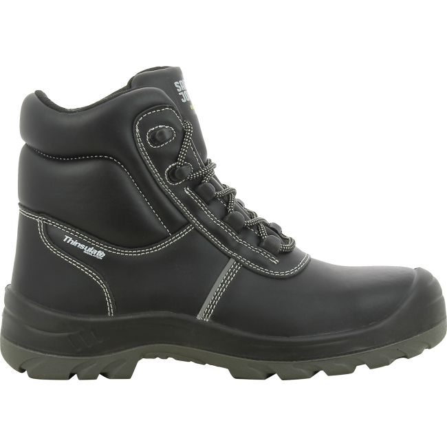 Termiczne buty bezpieczeństwa ARAS S3 ze skóry czarnej - Safety Jogger Industrial