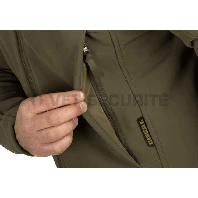 Veste softshell Audax vert olive - Clawgear
