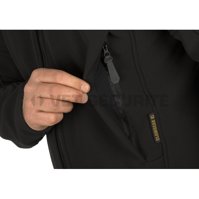 Veste softshell Audax noir - Clawgear