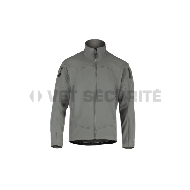 Audax Softshell-Jacke Grau - Clawgear