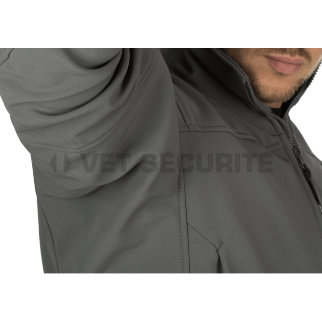 Audax Softshell-Jacke Grau - Clawgear