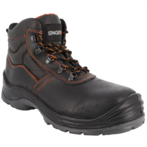 Wysokie buty bezpieczeństwa ze skóry ROMA S3 SRC czarne - Singer Safety