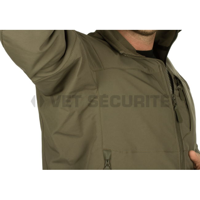 Rapax softshell vest grijs bruin - Clawgear