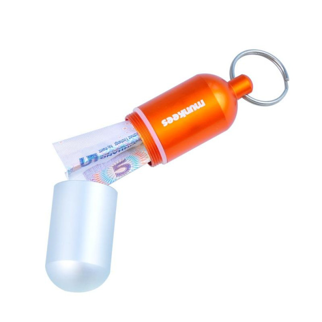 Capsule waterproof (L : 25 x 88 mm) Orange - Munkees