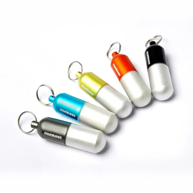 Capsule waterproof (L : 25 x 88 mm) Noir - Munkees