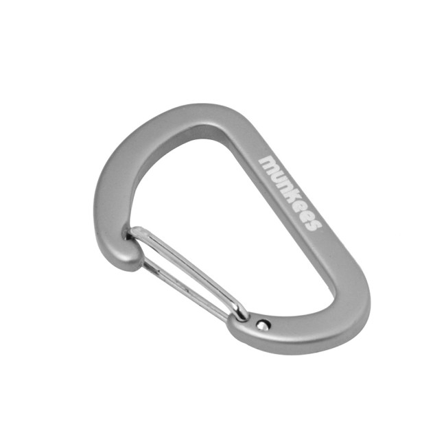 Set mit 2 Karabinern Grau (4 x 40mm) - Munkees