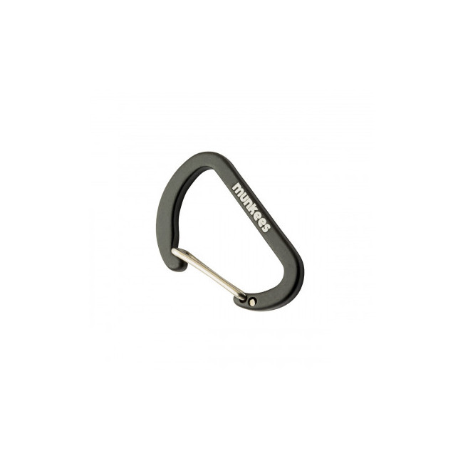 Set mit 2 Karabinern Schwarz (4 x 40mm) - Munkees