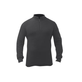 Polo Artica Trek 200g MERINOS Noir - Patrol Équipements