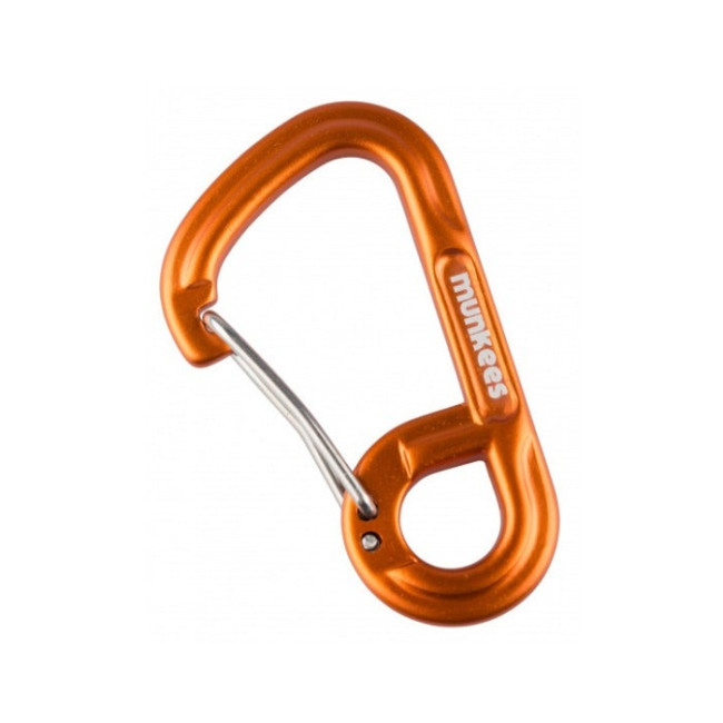 Gesmede karabijnhaak 60 mm Oranje - Munkees