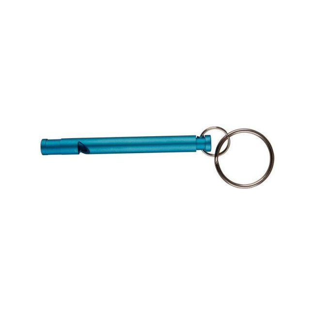 Dunne aluminium fluitje 70 mm Blauw - Munkees
