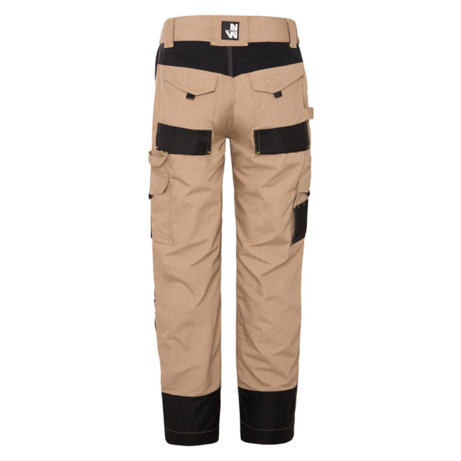 PANTALON DE TRAVAIL ADAM BEIGE / NOIR - NORTH WAYS