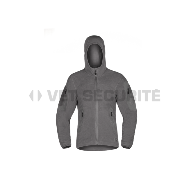 Veste à capuche Aviceda Mk.II Fleece gris - Clawgear