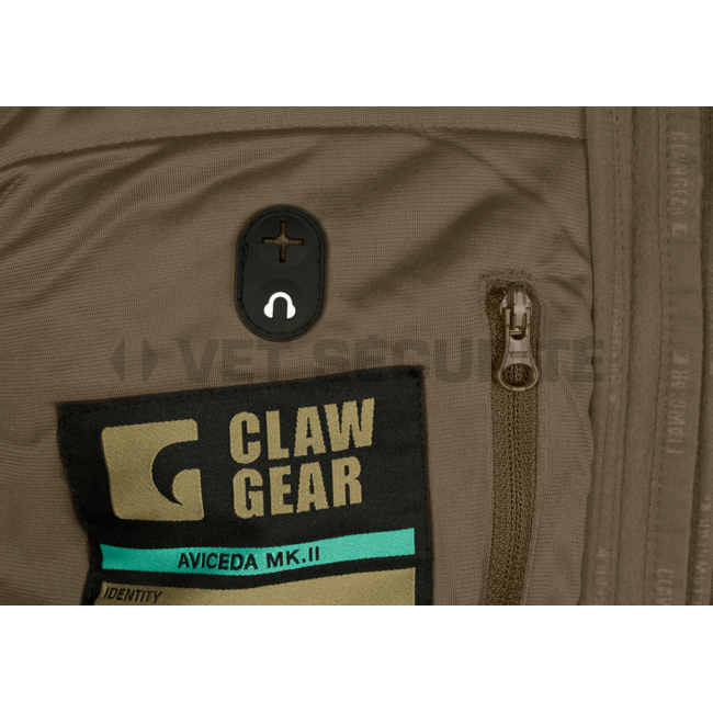 Veste Aviceda Mk.II Fleece gris brun - Clawgear