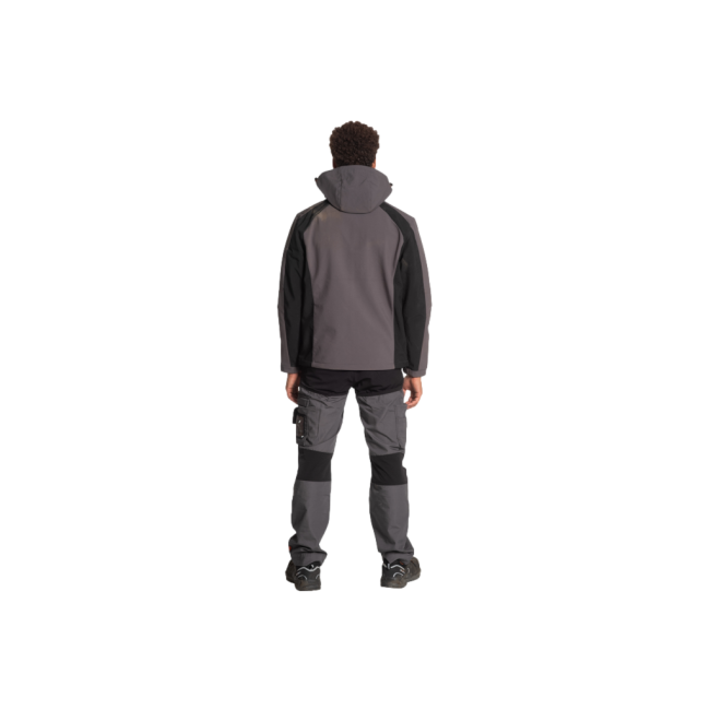 Pantalon de travail multipoches HECTOR Anthracite/Noir - Herock
