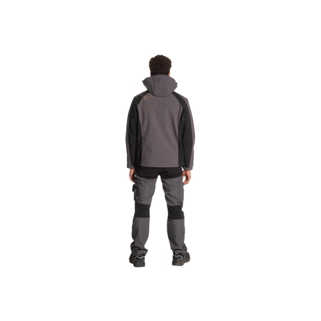 Pantalon de travail multipoches HECTOR Anthracite/Noir - Herock