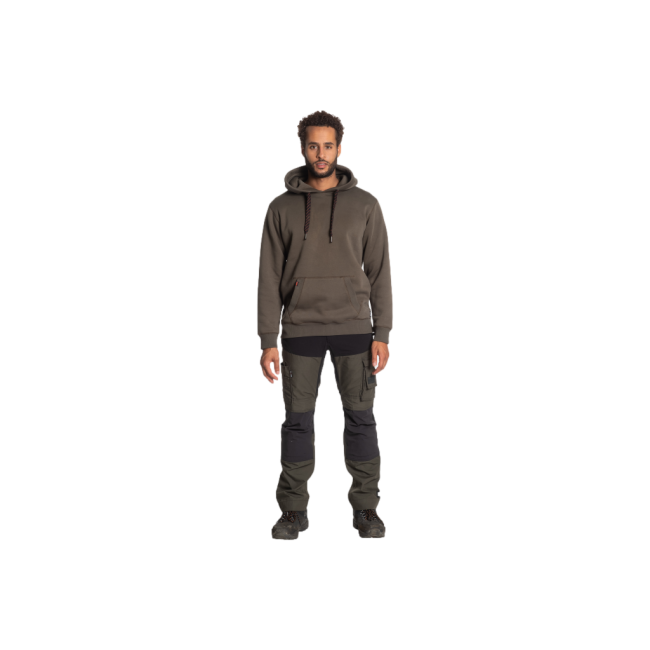 Pantalon de travail multipoches HECTOR Dark Kaki/Noir - Herock