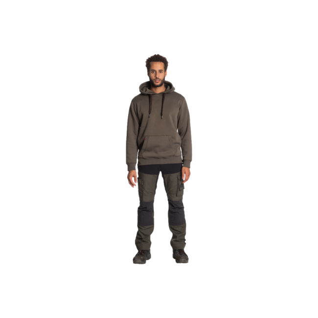 Pantalon de travail multipoches HECTOR Dark Kaki/Noir - Herock