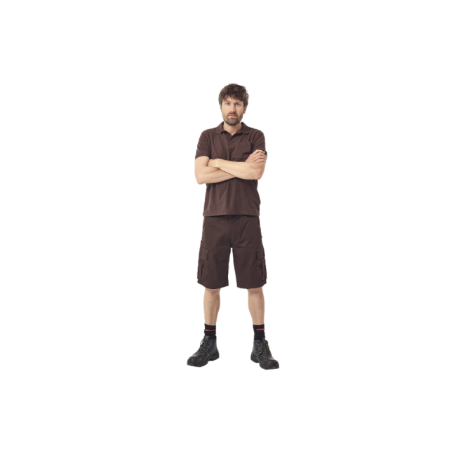 Bermudy robocze TYRUS Brązowe - Herock