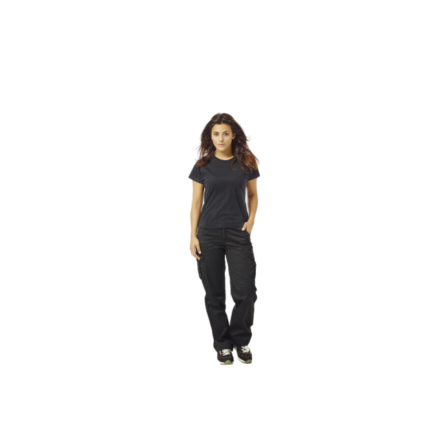 T-shirt z krótkimi rękawami Epona damski Czarny - Herock
