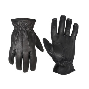 Zwarte fleece handschoenen Taïga - GK