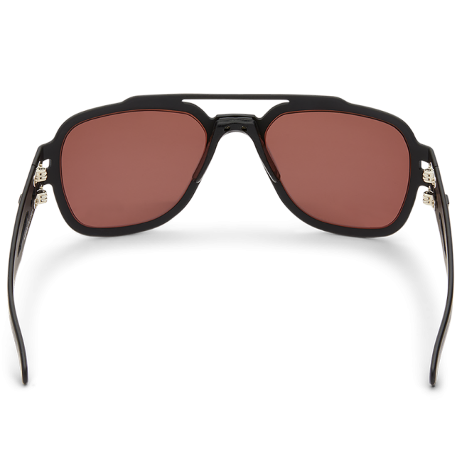 Stark Matte Blackout Brille mit gold verspiegelten polarisierten Gläsern - Gatorz