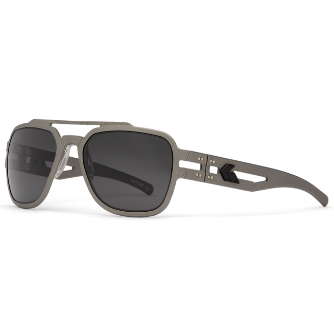 Lunettes Stark Matte Blackout avec verres polarisés fumé - Gatorz