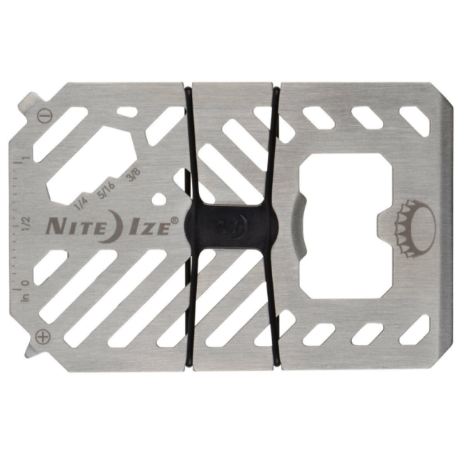 Carte multi-outils Financial Tool Multi-tool Wallet gris - Nite Ize