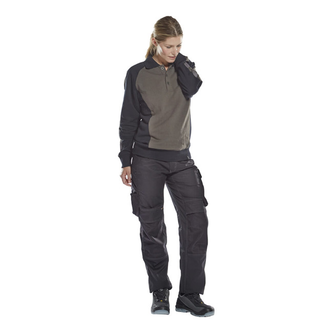 Broek met kniebeschermerzakken LEMBERG Zwart - Mascot
