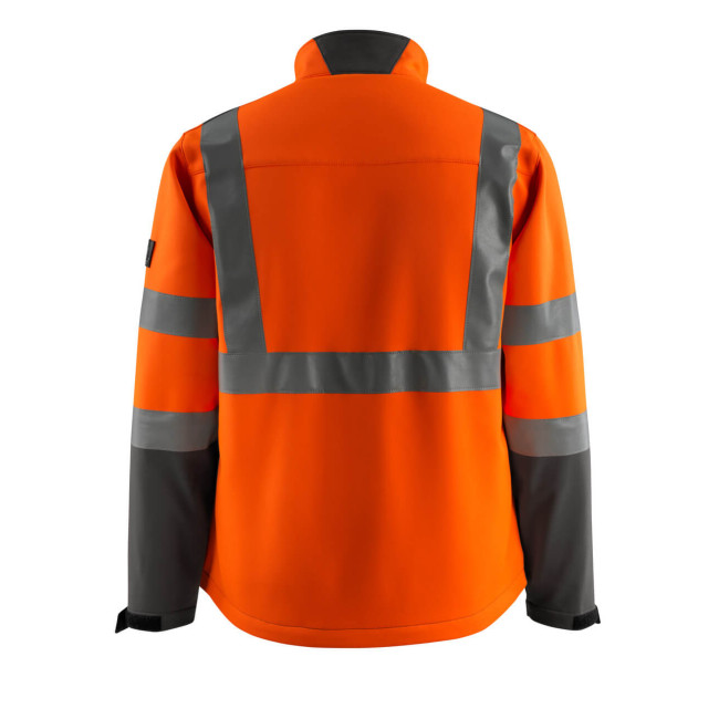 Kurtka softshell KIAMA HV Pomarańczowy/Antracyt - Mascot