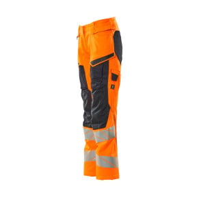 Hose mit Kniepolstertaschen ACCELERATE Orange/Marine - Mascot