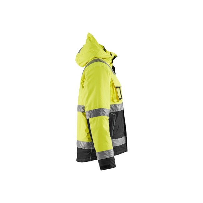Veste hiver haute-visibilité stretch 2D Jaune fluo/Noir - Blaklader