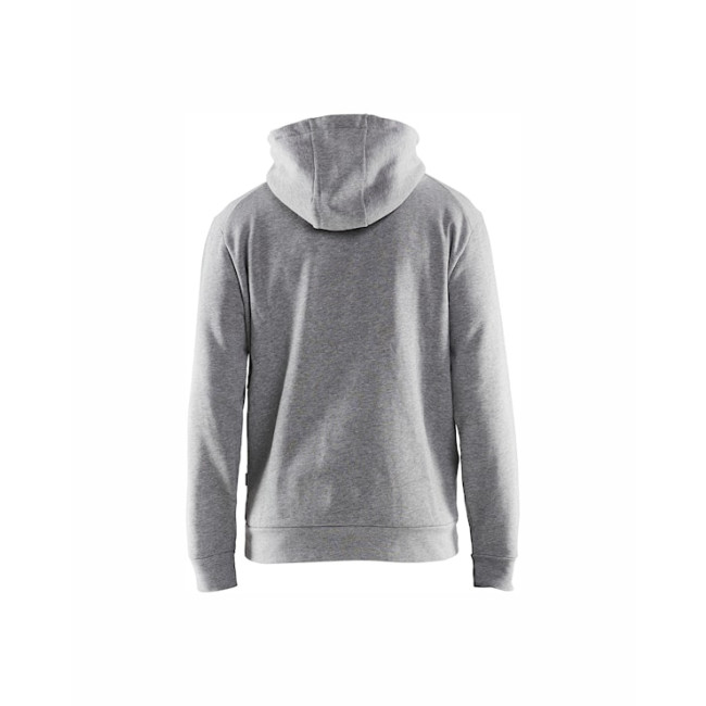 Sweat à capuche imprimé 3D Gris chiné - Blaklader