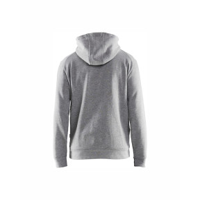 3D-Druck Kapuzenpullover Grau meliert - Blaklader