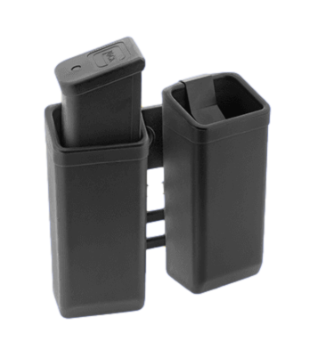 Double étui rotatif pour chargeur 9 mm Luger (Clip ceinture UBC-04/2) - Euro Security Products
