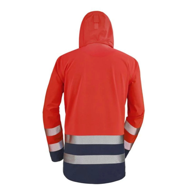 Verstärkte Parka Erwin neonrot und marineblau - Lafont