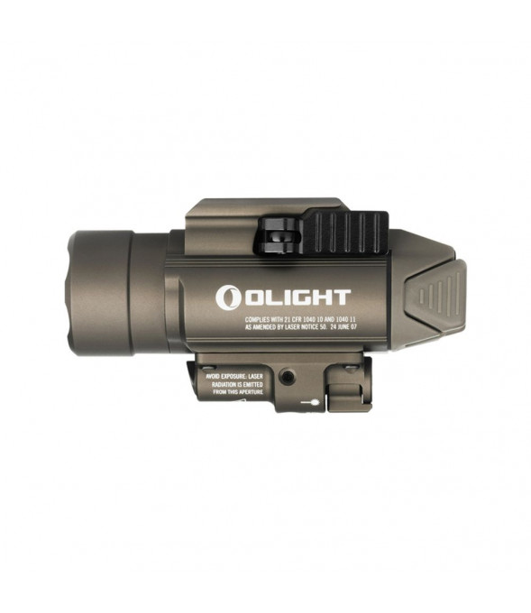 Lampe tactique à laser rouge pour rail Baldr RL 1120 lumens tan - Olight