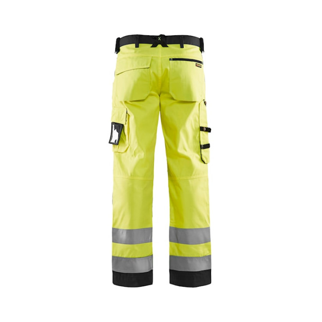 Handwerker-Warnschutzhose Neongelb/Schwarz - Blaklader