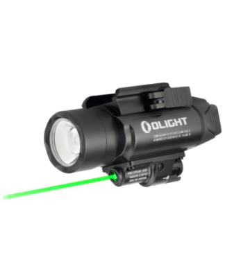 Lampe tactique Baldr Pro avec laser vert 1350 lumens noir - Olight