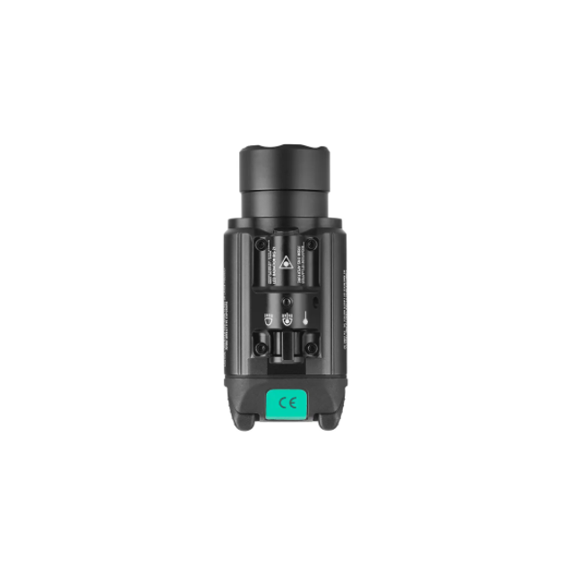 Tactische zaklamp Baldr Pro met groene laser 1350 lumen zwart - Olight