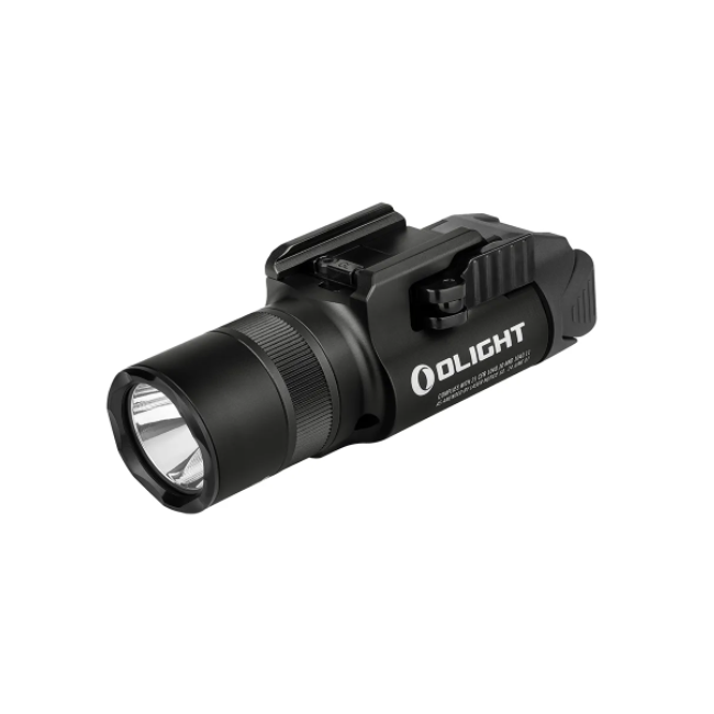 Tactische zaklamp Baldr Pro R met groene laser 1350 lumen zwart - Olight