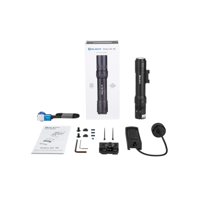 Lampe tactique Odin GL M 1500 lumens laser vert - Olight