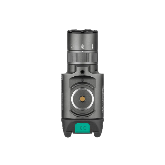 Tactische lamp Baldr Pro Ravec groene laser 1350 lumen gemetalliseerd grijs - Olight