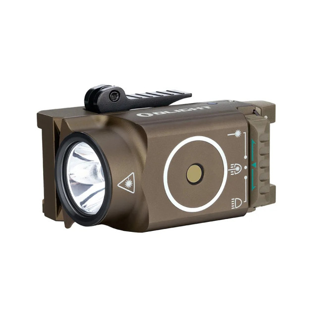 Grüner Laser-Taschenlampe Baldr Mini coyote - Olight