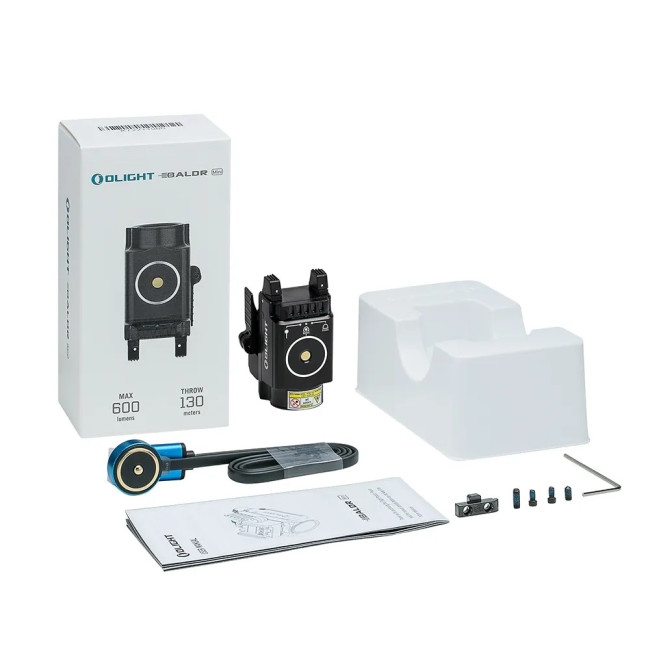 Zaklamp groene laser Baldr Mini zwart - Olight