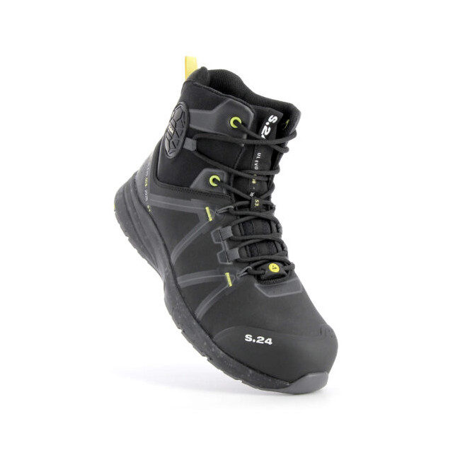 Wysokie buty ochronne Rocket S3 Czarny - S.24
